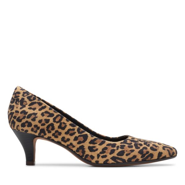 Clarks Womens Linvale Jerica Heels Leopard | CA-3925408